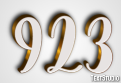 923 Текстовый эффект