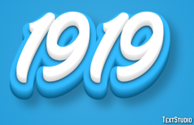 1919 Efekt tekstowy