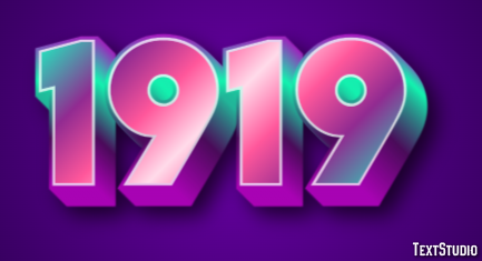 1919 Texteffekt