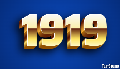 1919 Efekt tekstowy