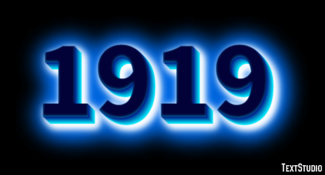 1919 Эффект текста