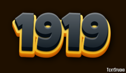 1919 Efekt tekstowy