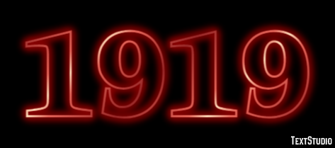 1919 Efekt tekstowy