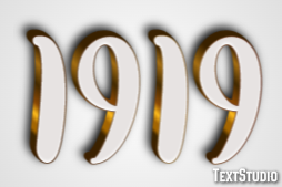 1919 Efekt tekstowy