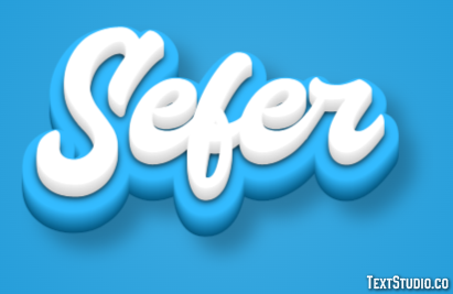 Sefer Text Effect