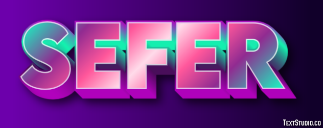 Sefer Text Effect