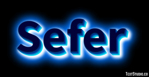 Sefer Efecto de Texto