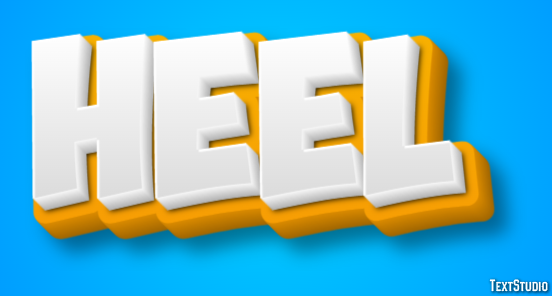 Heel Text Effect