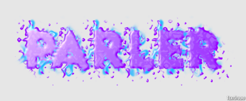 Parler Effet de texte