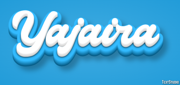Yajaira Text effect