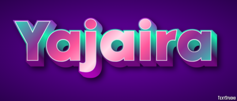 Yajaira Text effect