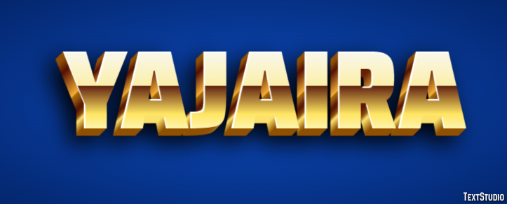 Yajaira Text effect