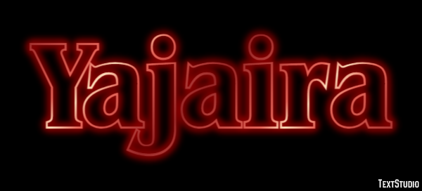 Yajaira Text effect