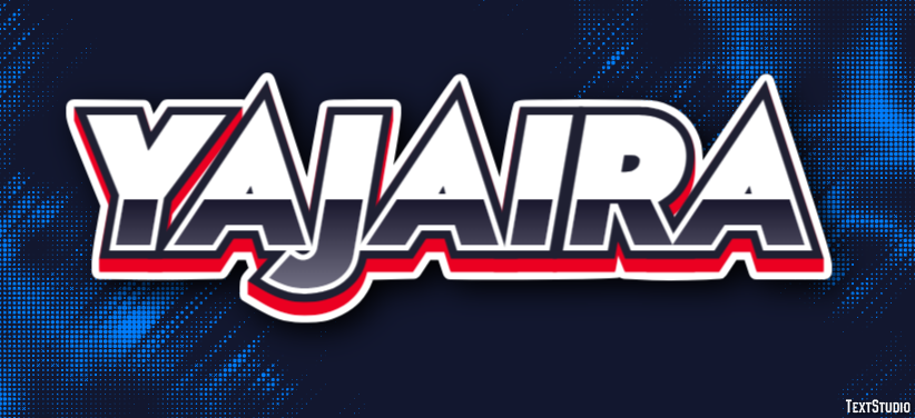 Yajaira Text effect