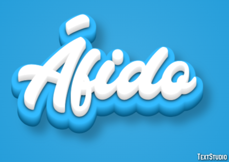 Áfido Efecto de Texto