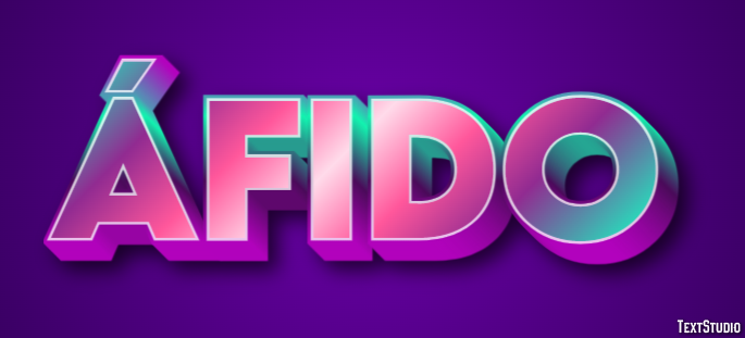 Áfido Efecto de Texto