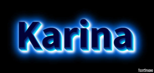 Karina テキスト効果