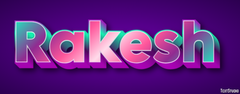 Rakesh Text Effect