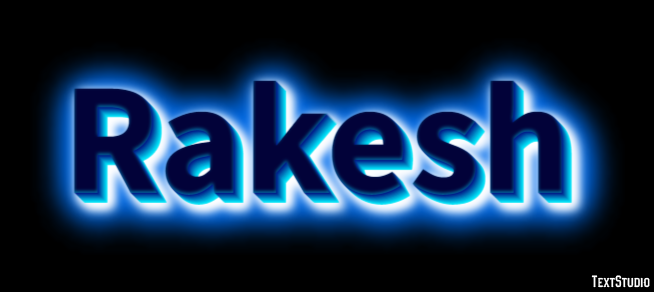 Rakesh Text Effect