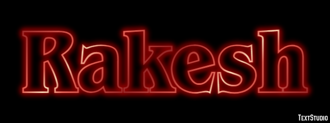Rakesh Text Effect
