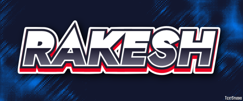 Rakesh Text Effect