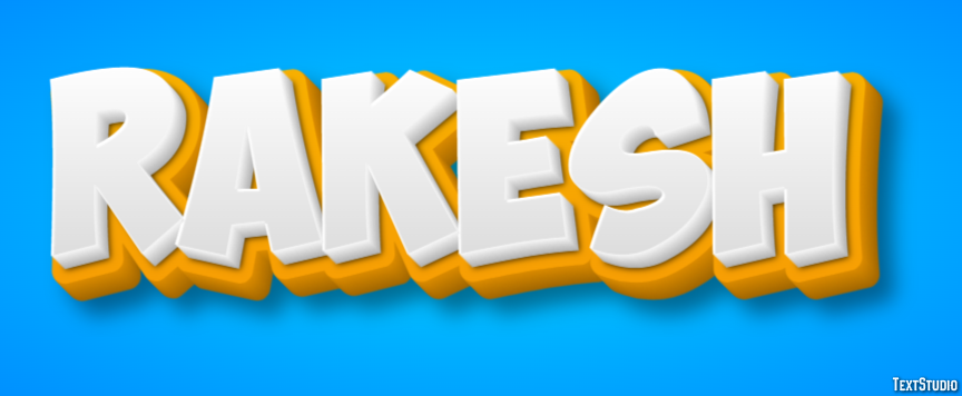 Rakesh Text Effect