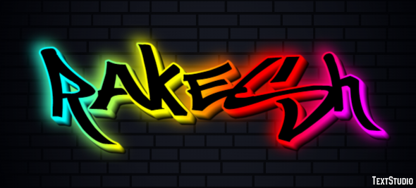 Rakesh Text effect