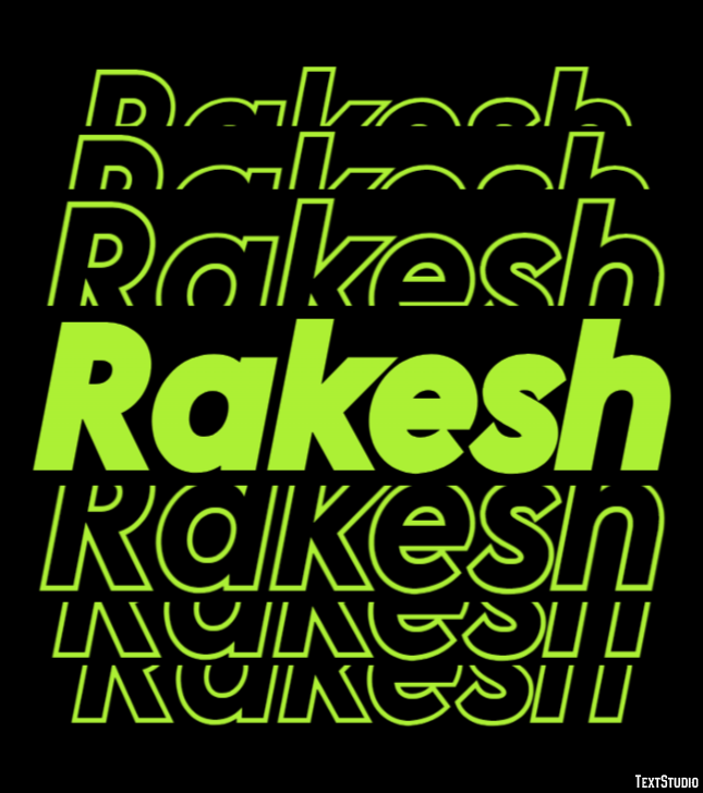 Rakesh Text Effect
