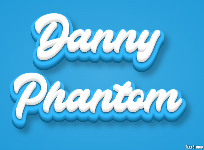 Danny Phantom Effetto testo