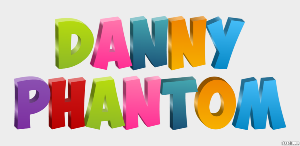 Danny Phantom Effetto testo