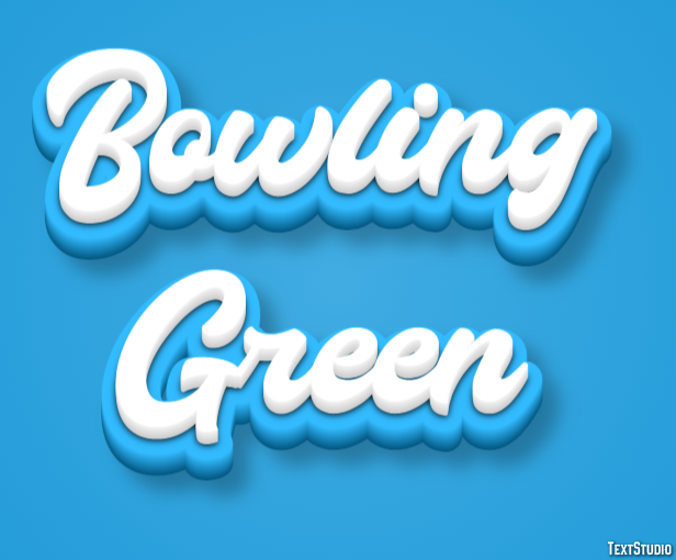 Bowling Green Effetto testo
