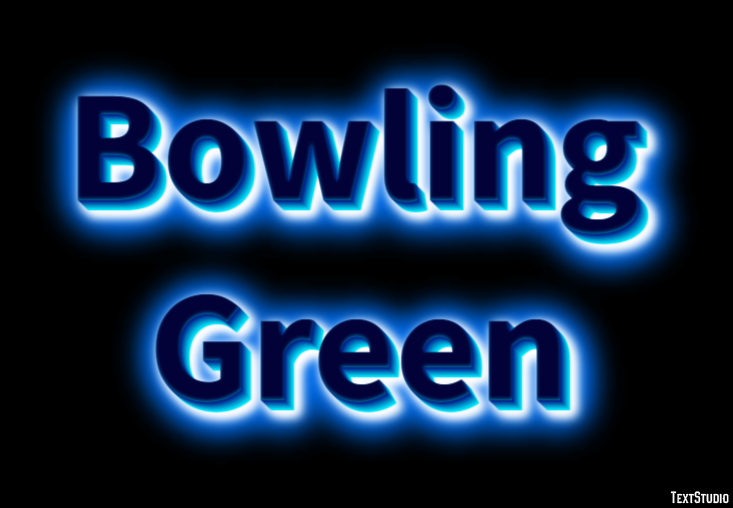 Bowling Green Effetto testo