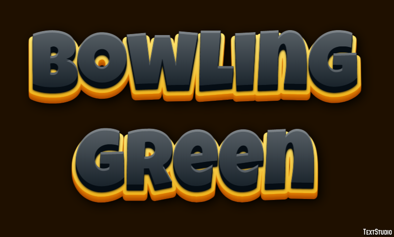 Bowling Green Effetto testo