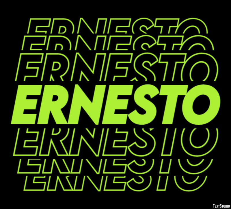 Ernesto Effetto testo