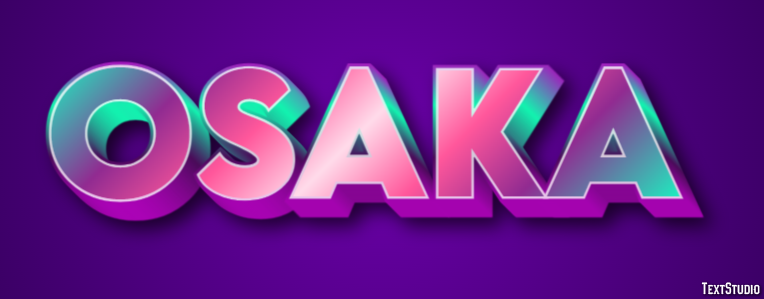 Osaka Efekt tekstowy