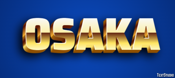 Osaka Efekt tekstowy