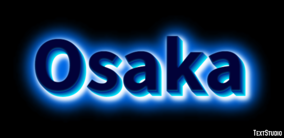 Osaka Efekt tekstowy