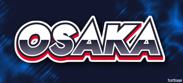 Osaka Texteffekt