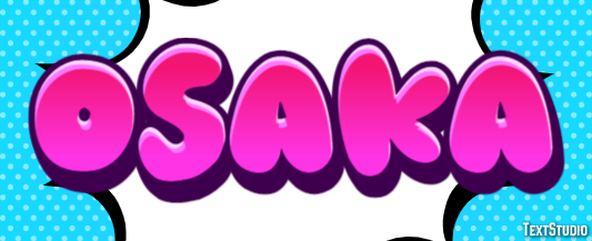 Osaka Texteffekt
