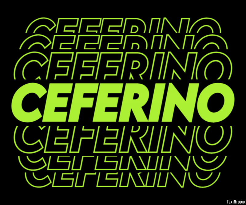 Ceferino Efecto de Texto