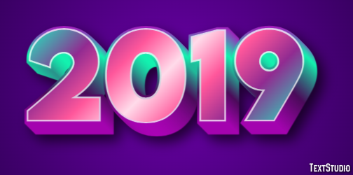 2019 Efecto de Texto