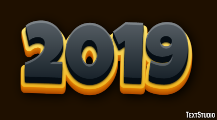 2019 Efecto de Texto