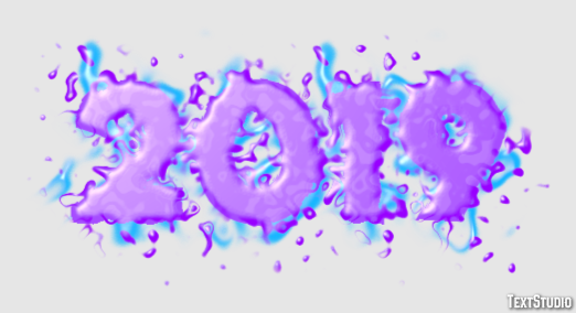 2019 Efecto de Texto