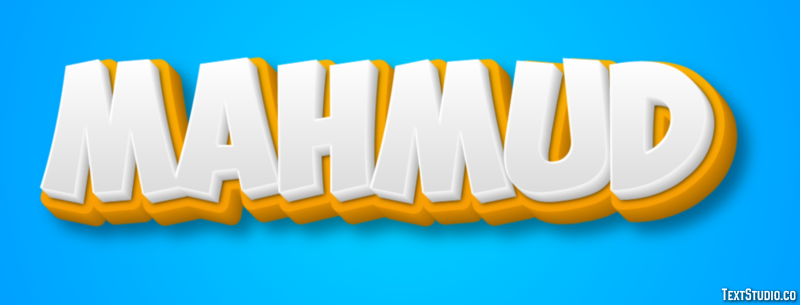 Mahmud Text Effect