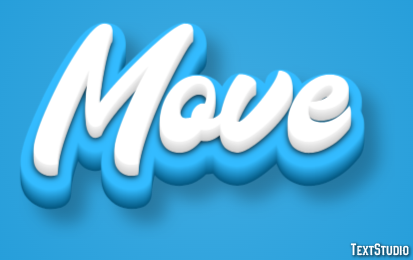 Move Tekst Effect