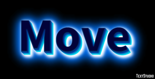 Move Tekst Effect