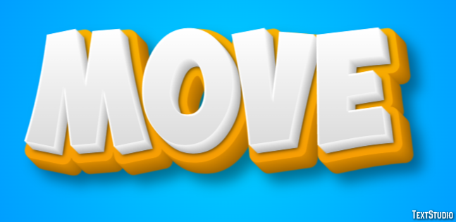 Move Text Effect