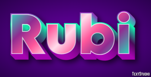 Rubi Text Effect