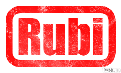 Rubi Efekt tekstowy