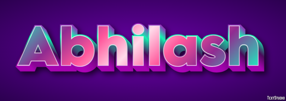 Abhilash Text Effect